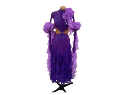 Purple ballroom dress