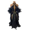 Ballroom dress black with gold
