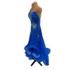 Cobalt blue ballroom dress