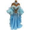 Ice blue ballroom dress