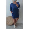 ŠATY "COSY" KRÁLOVSKY MODRÉ