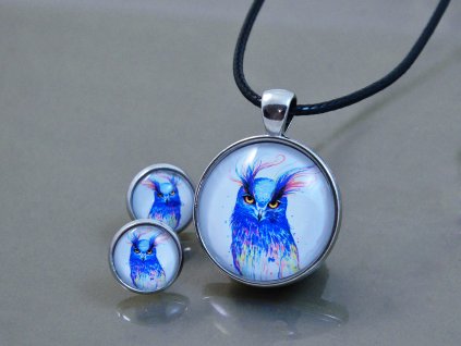 Šperková souprava Modrý výr