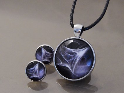 Náušnice a přívěsek Smoke