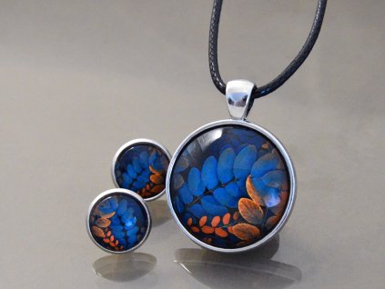 Náušnice a přívěsek Podzimní listy II.