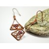 Drátované náušnice „Kotva“