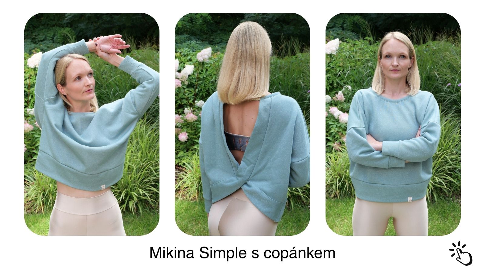 Mikina Simple s copánkem