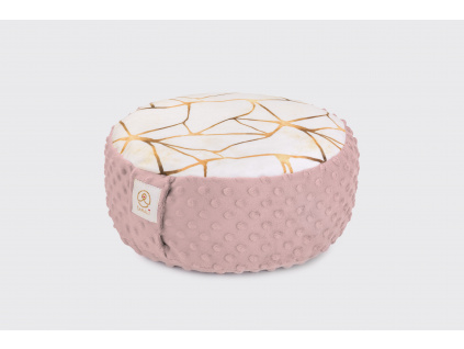 Meditační polštář geometry - pudrová