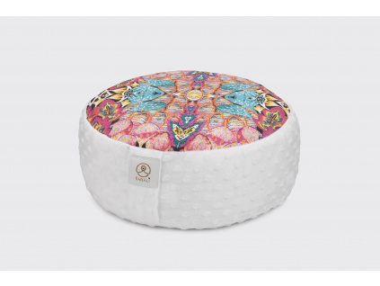 Meditační polštář tahiti - bílá