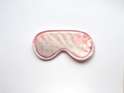 Maska na oči Ornament - růžová