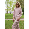 Tepláky Simple - růžová lurex