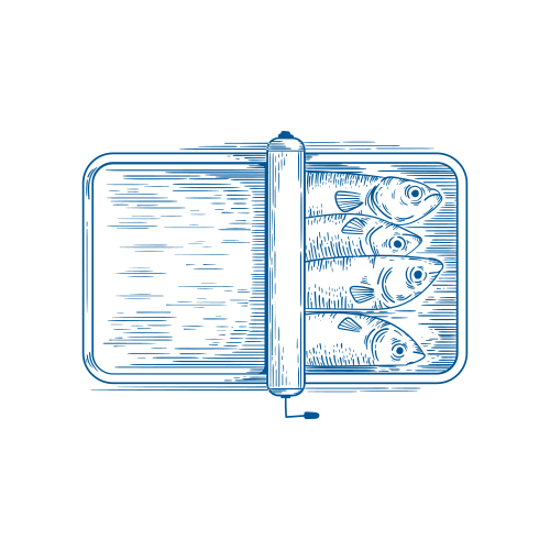 Ručně zpracované rybičky