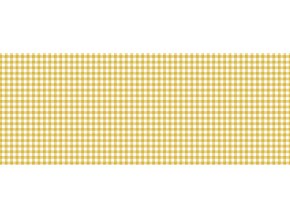 Omyvatelný ubrus Sareha, kostka žlutá 1345-02, pvc ubrus