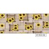 slunečnice na pvc ubruse s textilním podkladem 1433-02 sareha florista