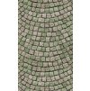 PVC pěnová předložka do koupelny, kuchyně, na zahradu - přírodní kámen mozaika 579-4 zelený akvamat