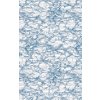 modrá předložka do koupelny vzor mramor, vodní hladina 4024-4 aquamat, akvamat, dekomarin