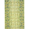 Aquamat - pěnová předložka - PVC, 464-4 květy, zelená