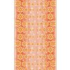 Aquamat - pěnová předložka - PVC, 464-5 květy, oranžová