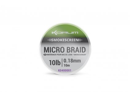 Korum Šňůra Smokescreen Micro braid (Nosnost 20 lb - 9,1 kg)