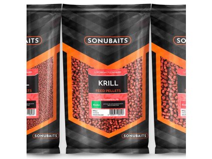 Sonubaits Pelety Krill Feed pellets 900 g (Průměr 6 mm)