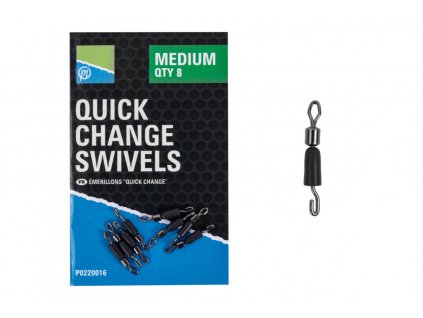 Preston Quick Change swivel (Velikost Medium)