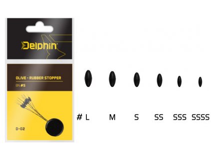 Delphin Olive Rubber stopper (Velikost L)