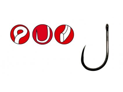 Gamakatsu Háček Power Carp ring eye barbless (Velikost háčku 12)