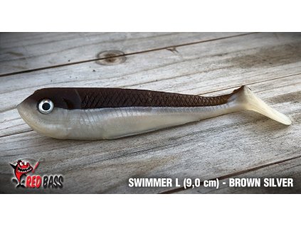 45271 redbass swimmer l brown silver