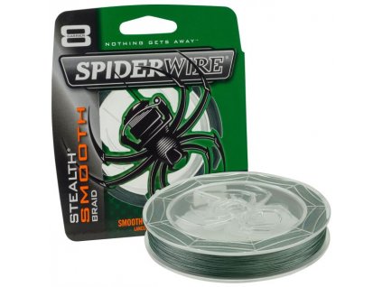 Spiderwire Šňůra STLTH SMOOTH8 ZELENÁ 150 m (Průměr 0,14 mm)