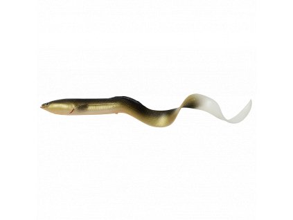 Savage Gear 3D Real Eel LB 15 cm (Barva Black silver)