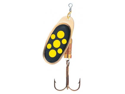Effzett Třpytka Standard Spinner Black Yellow (Velikost 3)