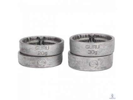 Zapasowe obciazenie Guru X Change Distance Feeder Weight Slimline Medium 2 x 25 g 2 x 30 g GAD23 sklep wedkarski makarfish 1