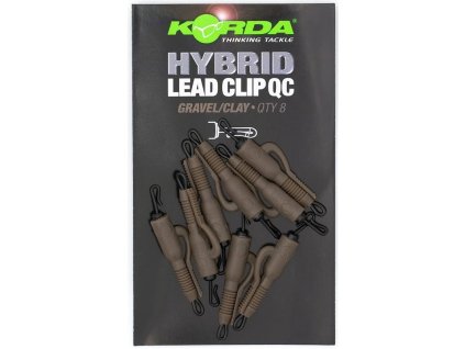 korda zaves na olovo qc hybrid lead clip gravel clay 8 ks img ko kqhcgc 9 fd 11