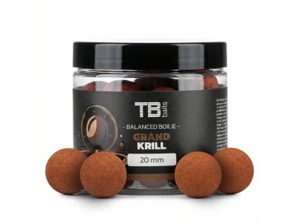 tb baits vyvazene boilie balanced atraktor grand krill 100 g