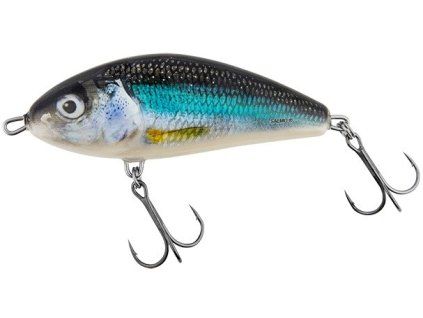 salmo wobler fatso sinking spotted holo smelt 12 cm