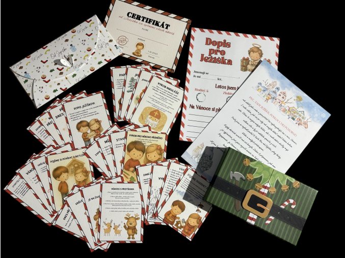 Box jako adventní kalendář od Ježíška