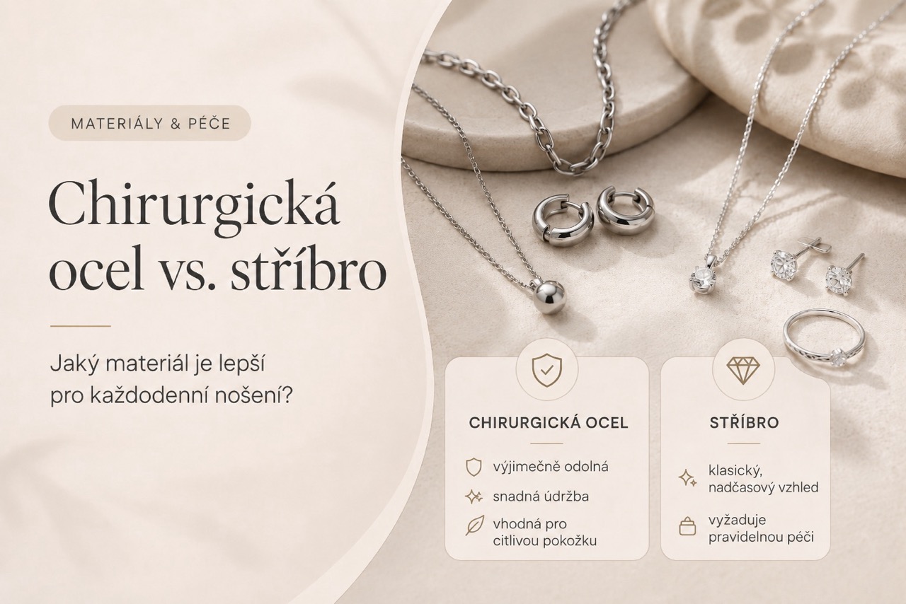 Proč je chirurgická ocel lepší než stříbro?