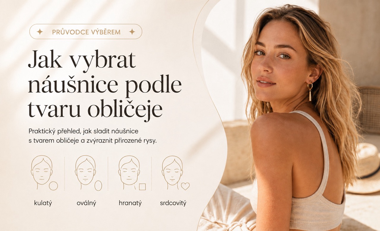Náušnice podle typy oličeje
