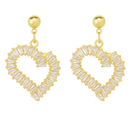 zlate-nausnice-ve-tvaru-srdce-se-zirkony-s1199