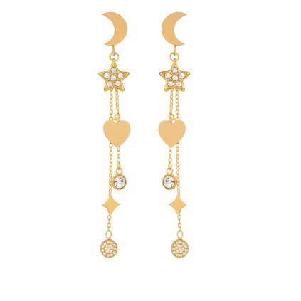 zlate-visaci-nausnice-s-motivy-mesice--hvezdy-a-srdce-s1209