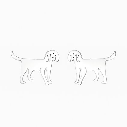 nausnice-ve-tvaru-pejska-ve-stribrne-barve-s1305