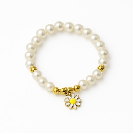 perlovy-naramek-s-priveskem-sedmikrasky-s1318