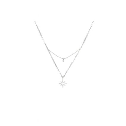 dvouvrstvy-nahrdelnik-s-hvezdou-a-zirkonem---stribrna-varianta-s1364