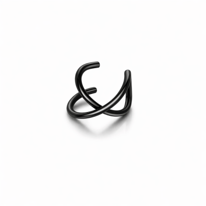 cerny-earcuff-s-krizenym-designem-s1473