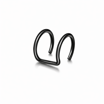 cerny-earcuff-v-minimalistickem-dvojitem-designu-s1475