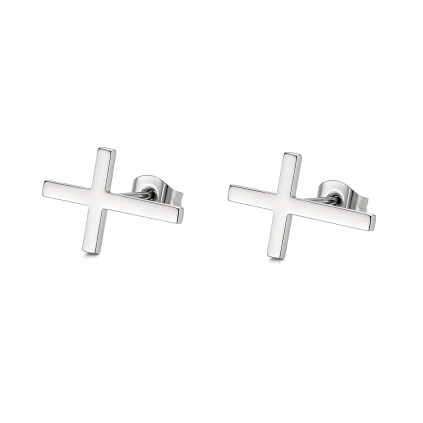 stribrne-nausnice-krizky-minimalisticke-s1477
