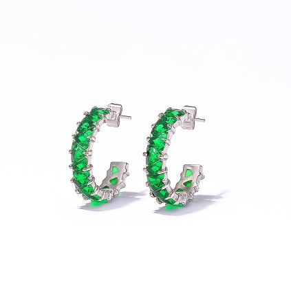 zelene-zirkonove-c-nausnice-ve-stribrnem-tonu-22-mm-s1015