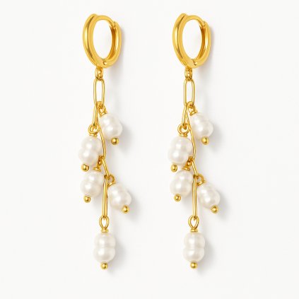 zlate-visaci-nausnice-s-perlami-na-clankovem-retizku-s1144