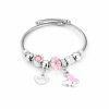 naramek-s-ruzovymi-privesky-love-a-motylek-s1420