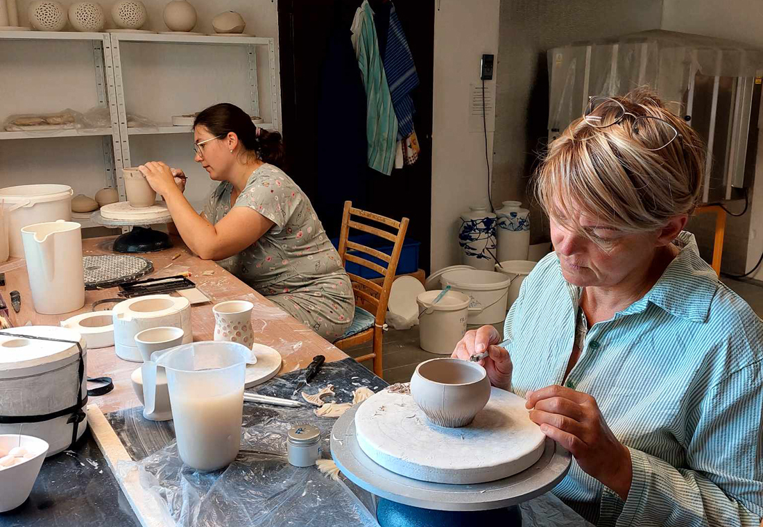 Ručně malované porcelánové obrazy