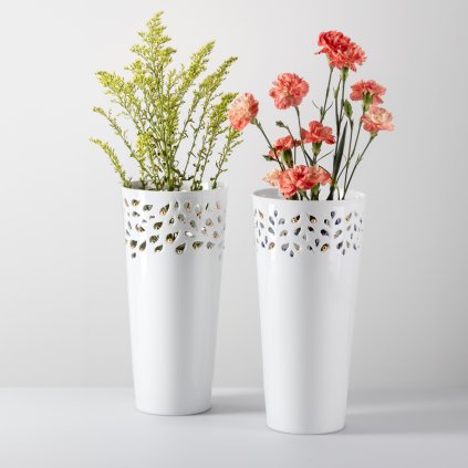 designová porcelánová váza